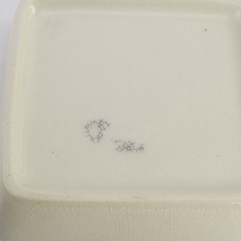 British Museum Ceramic Bird Candy Nut Mint Dish Jewelry Trinket Square Soap Tray - Picture 6 of 7